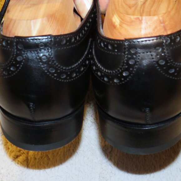 Edward Green x Leffot Hove Black Calf Leather Balmoral Monk Straps 8D NWB main image 14